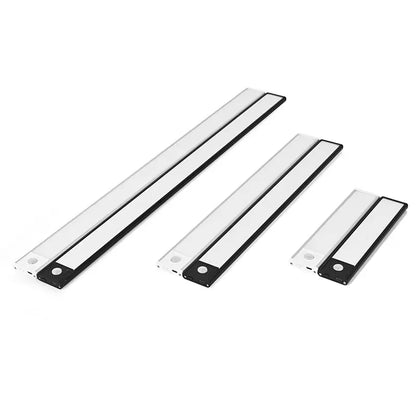 LED Motion Sensor Under Cabinet Light with USB for Kitchen, Bedroom, and Wardrobe Indoor Lighting